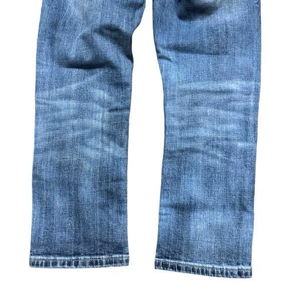 Women’s Y2K Miss Me Cuffed Capri Blue Denim Jeans Size 26 - Picture 4 of 8